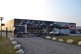 Camion de livraison